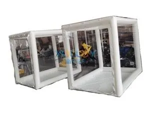 Uppblåsbart Clear Cube-tält